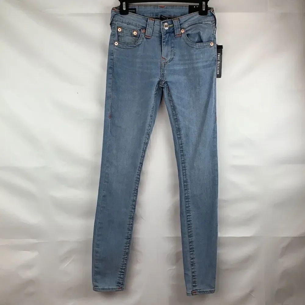 True Religion Jennie Curvy Mid Rise skinny Jeans